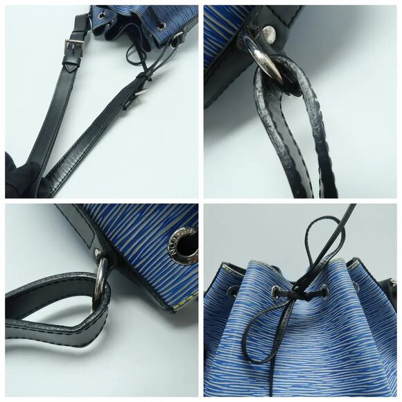 Louis Vuitton Noe Blue Epi Leather Shoulder Bag 999-032225 - Picture 7 of 12